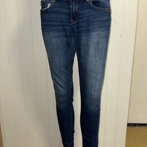 Hollister Skinny Jeans Blue Denim Juniors Size 7 Stretch